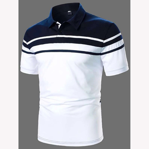 Polo unisexe de qualité supérieure, prêt à expédier, vente en gros, personnalisable pour entreprise, 100% coton, blanc uni avec motif uni - Product Image 1