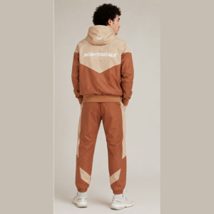 Traje Cortavientos Personalizado al por Mayor, Nuevo Estilo, Diseño OEM, 100% Poliéster, Ligero, Nailon, Tallas Grandes, para Otoño e Invierno - Product Image 3