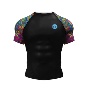 Camiseta de Compresión Sialkot MMA Transpirable UPF50+ de Secado Rápido y Ecológica de Spandex/Nylon - Product Image 3