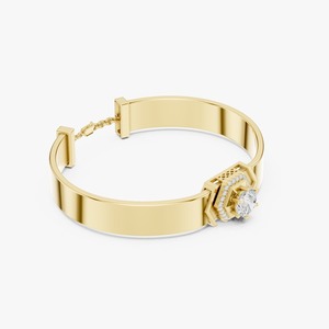 Pulsera de diamantes de excelente calidad y hermoso diseño para mujer, joyería fina con acabado de alto brillo, disponible con la mejor calidad. - Product Image 2