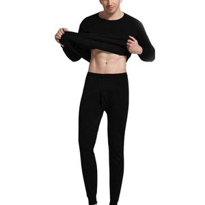 Premium Quality <b>Men's</b> All-Season Thermal <b>Base</b> <b>Layer</b> Set Spandex/Polyester Fabric Breathable Quick Dry Eco-Friendly Plus Size - Product Image 1