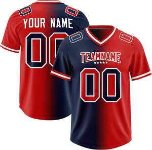 Camiseta de Fútbol Americano Sublimada con Diseño de Modelo Nuevo, Personalizada con Logotipo, Ropa Deportiva Profesional para Hombre - Product Image 5