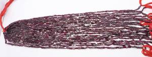 AAA Natural Rhodolite Garnet Smooth Square Shape <b>Beads</b> 4-5 MM <b>Red</b> Garnet Gemstone <b>Beads</b> 14 Inch Strand Plain Rhodolite Garnet - Product Image 6