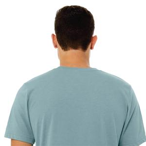 Fabricant de vêtements OEM, tissu mélangé polyester-coton, impression de logo personnalisé, t-shirts pour hommes, t-shirt à manches courtes imprimé décontracté - Product Image 6