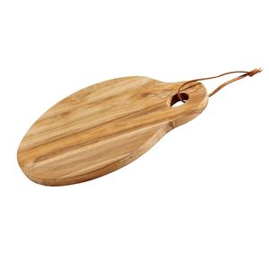 Planche à découper ronde en bois de qualité supérieure, épaisseur 1,3 cm, facile à nettoyer et non toxique, compatible lave-vaisselle - Product Image 5