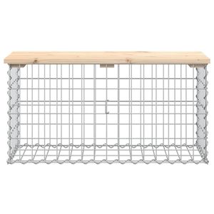 Banco de Jardín de Madera de Pino Sólido y Duradero, Banco Compacto para Patio - Product Image 3