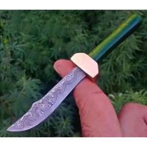 Cuchillo de Chef Personalizado Hecho a Mano Jexmoo DIY OEM con Acero de Damasco, Cuchillo de Cocina en Miniatura con Mango Elegante, Ideal para Regalo - Product Image 5