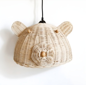 Kids animal lamp shade toddler room chandelier <b>light</b> <b>cover</b> best price rattan lighting lampshades - Product Image 5