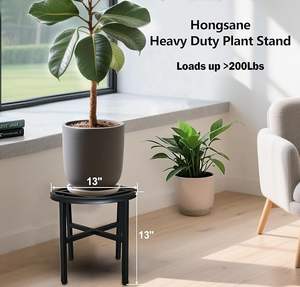 Support de plantes en fer à étiquette privée avec structure robuste, idéal pour accueillir plusieurs pots de fleurs dans les jardins, les patios et les balcons. - Product Image 2