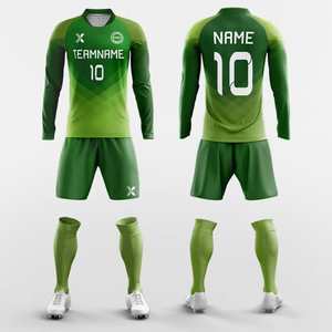 Maillots de football personnalisés avec couleur et numéro d'équipe, vente directe d'usine, uniforme de football 100% polyester avec service OEM - Product Image 3