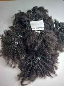 Perruque afro crépus bouclés, perruque cheveux humains, cheveux à cuticules alignés, cheveux vietnamiens bruts - Product Image 3