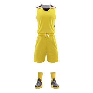 Uniformes de Baloncesto al por Mayor, Personalizados, Lisos, Impresos por Transferencia de Calor, Transpirables, para Verano - Product Image 5
