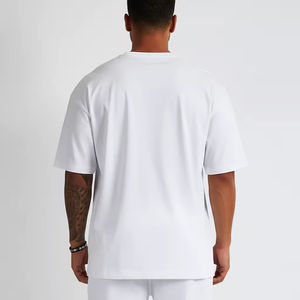 Camiseta de Hombre 100% Algodón con Estampado Personalizado, 250 g/m², Logotipo Personalizado, Corte Holgado, Casual, Fabricante Mayorista OEM ODM - Product Image 2