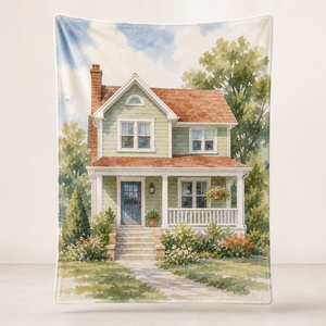 Custom Photo <b>Throw</b> Blanket Personalized Image Name Text Logo Sublimation Printed Knitted Flannel Fleece 100% Polyester - Product Image 5