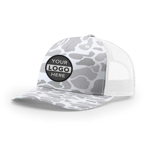 Gorra de Béisbol Personalizada con Logotipo de Silicona, Tela Impermeable con Camuflaje, 5 Paneles, Visera Curva, Perforada, para Golf, Deporte, Aire Libre, Unisex - Product Image 1