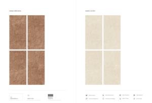 Azulejos de porcelana mate modernos de formato grande, tamaño 600x1200, para pisos y paredes, para proyectos de diseño de interiores residenciales y comerciales. - Product Image 2
