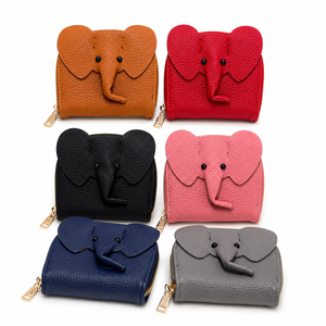 OEM Custom Fashion Elephant <b>Card</b> <b>Holder</b> <b>Wallet</b> Slim Multi-Slot Organizer Portable Minimalism Coin Purse <b>for</b> Daily Use Stationary - Product Image 1