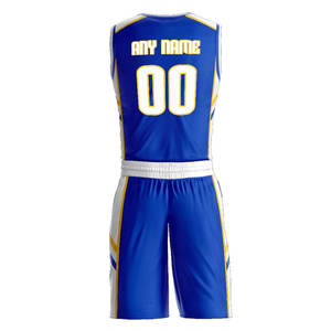 Concevez votre propre uniforme de basketball en gros, 100% polyester, imprimé, respirant, léger, dernier style, meilleure qualité - Product Image 3