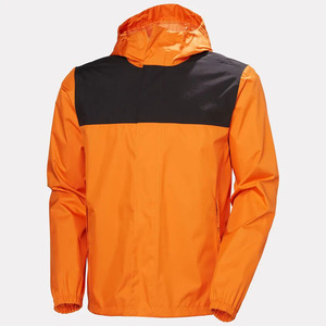 Chaqueta Deportiva Ligera para Hombre, Cortavientos, Impermeable, Transpirable, con Capucha y Cuello Alto, Acolchada, Estilo Urbano - Product Image 5