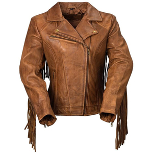 New Design Fringe <b>Jacket</b> For Men's Breathable <b>Plus</b> <b>Size</b> Low Moq Custom-Made Real Leather <b>Jacket</b> For Man Fashion Fringe <b>Jackets</b> - Product Image 2