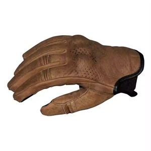 Guantes Largos de Cuero para Motociclismo de Alta Protección con Nudillos Reforzados, Guantes Deportivos para Carreras de Motos - Product Image 1