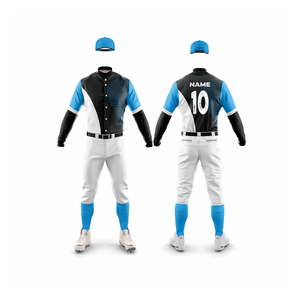 ชุดเบสบอลทีม OEM แบบสั่งทำพิเศษ ลายพิมพ์แบบ Sublimation สำหรับสโมสร ผลิตจากโพลีเอสเตอร์ 100% ป้องกันแบคทีเรีย ระบายอากาศได้ดี ทรงพอดีตัว - Product Image 6