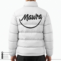 Veste matelassée à capuche personnalisée Mawra pour homme, imperméable, coupe-vent, chaude, style streetwear d'hiver