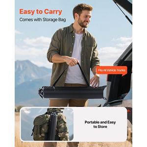 Traîneau robuste pour le transport de cerfs, pour jardin, 72,8 x 22,8, capacité utilitaire de 550 lb, avec tapis de glisse en PE résistant aux déchirures, cordes et poignée, 72,8 x - Product Image 5