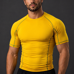 Rashguard MMA personnalisé à la mode, vêtements de sport de haute qualité, rashguard MMA en spandex et polyester, rashguard BJJ - Product Image 3