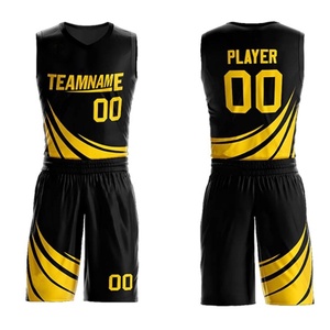 Conjunto de Uniforme de Baloncesto Transpirable de Poliéster con Impresión Personalizada para Hombres, Mujeres y Adultos, con Logotipo del Equipo, Jersey Antibacterial de Secado Rápido - Product Image 1