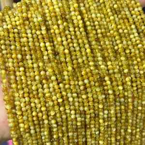 Cuentas de ojo de tigre amarillo, cuentas redondas de piedras preciosas naturales, hilo de cuentas para hacer joyas, manualidades DIY, venta al por mayor - Product Image 6