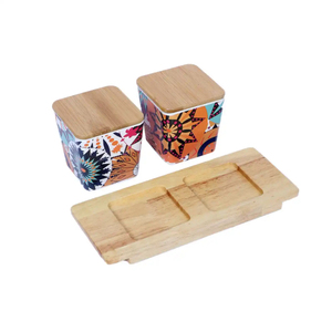 Handmade Wooden Food <b>Storage</b> Box With Tray <b>Containers</b> With Airtight Lids For Kitchen Food Preservation <b>Stackable</b> <b>Storage</b> Box - Product Image 6