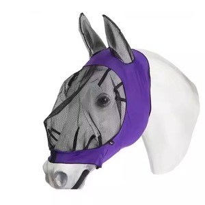 Máscara Antimoscas para Caballos de Calidad Premium, Ajustable, Certificada por la CE, Ligera, Suave, Transpirable, con Protección para las Orejas, Duradera, para el Cuidado del Caballo - Product Image 4