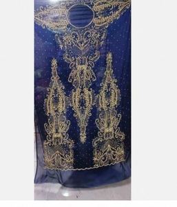 Premium High Quality Embroidery Somali Bridal Dirac Dupion <b>Fabric</b> for Wedding Dresses Quick-Dry Medium <b>Weight</b> 120 GSM - Product Image 1