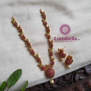 Fashion Jewelry Set for Daily Wear-Peacock AD Style - Product Image 1