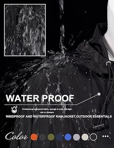 Wholesale Designer <b>Men</b> <b>Long</b> Winter Outdoor Windbreaker <b>Jacket</b> Stand Collar Vintage Style Lightweight Windproof Waterproof Hooded - Product Image 6