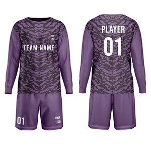Uniforme de Portero de Fútbol Personalizado para Hombre, Conjunto de Fútbol Premium 100% Poliéster Sublimado, Cuello Redondo, Corte Regular - Product Image 1