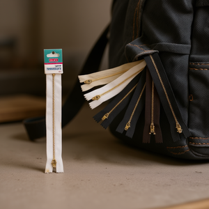 Cerniera Ilan 20 cm multicolore con denti in metallo per abbigliamento e borse - Product Image 2