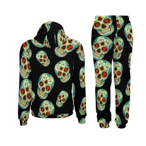 Mens Black Solid Cotton/Polyester <b>Lightweight</b> <b>Hoodie</b> Tracksuit Set Casual Hooded Sweatshirt and Jogger Pants - Product Image 6
