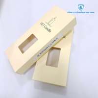 Boîte rigide en forme de livre pour bougie jetable écologique avec logo personnalisé, impression offset quadricolore, fabricant OEM au Vietnam