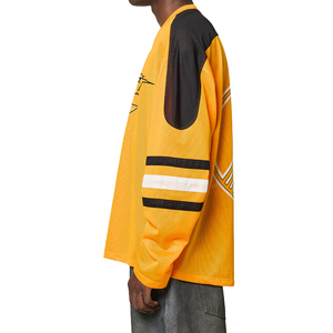 Camiseta de Carreras Personalizada, Estilo Urbano Holgado, Manga Larga, Malla Transpirable para Deportes de Motor, Fabricada en Poliéster, OEM - Product Image 4