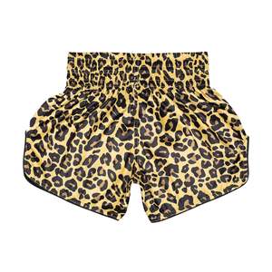 Pantalones Cortos de Muay Thai para Hombre, Satinados, de Color Sólido, Cintura Elástica, para Entrenamiento en Gimnasio, Kickboxing, Ligeros, Coloridos - Product Image 1