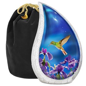 Luxury Aluminum Tear Drop Cremation <b>Memorial</b> <b>Keepsake</b> Urn Ash Holder Featuring Durable Premium Exterior Craftsmanship - Product Image 6