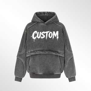Factory Direct Athletic Hoodie Workout Hoodie Training Hoodie Cotton Fleece for Fitness Brands - Product Image 3