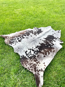 Tapis en cuir de vachette brésilien tricolore véritable Tapis de sol en cuir imprimé animal Tapis et moquettes islamiques - Product Image 3