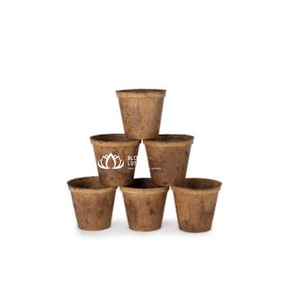 Pot de pépinière TOP Blue Lotus en fibre de coco biodégradable avec design rustique pour la plantation commerciale et l'exportation - Product Image 1
