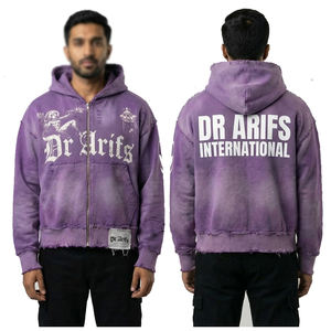 Fabricante de Sudaderas con Capucha Personalizadas con Logotipo Bordado, 100% Algodón, Estilo Casual, Talla Grande, para Invierno - Product Image 4