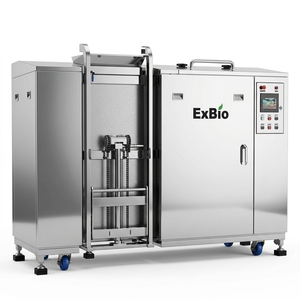 Exbio - Digestor de Residuos Alimenticios de Acero Inoxidable de Alta Tecnología con Capacidad de 1000 kg/día, Medición de Peso en Tiempo Real y Tecnología de Silenciador para el Hogar - Product Image 1