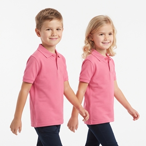 Camiseta Polo de Moda Infantil de Alta Calidad, Unisex, Informal, de Manga Corta, con Cuello Clásico, Ropa Casual para Niños, Venta al por Mayor - Product Image 4