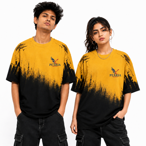 <b>Men's</b> Oversized 100% Cotton Jersey T-Shirt 220G Digital Printing Drop Shoulder Short <b>Sleeve</b> Crew Neck Custom Logo Streetwear Tee - Product Image 5